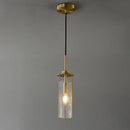Axyaa Elegant Cracked Glass Chandelier - Modern All Copper Lighting for Living Room