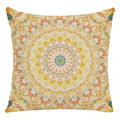 Axyaa Mandala Print Flax Pillowcase 45*45cm - National Wind Home Decor