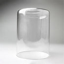 Axyaa Clear Glass Cylinder Lamp Shade for E27 Chandelier Table Wall Vanity Lamp