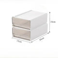 Axyaa Clear Drawer Office Storage Box Set for Organizing A4 Files & Office Supplies