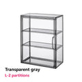 Axyaa Acrylic Stackable Storage Box with Magnetic Lid Transparent Showcase Organizer