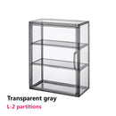 Axyaa Acrylic Stackable Storage Box with Magnetic Lid Transparent Showcase Organizer