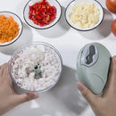 Axyaa Garlic Chopper: Manual Hand Press Vegetable Grinder & Crusher