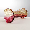 Axyaa Patchwork Glazed Vase: Red & Orange, Light Luxury Decor for Living Room & Bedroom