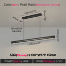Axyaa Postmodern LED Chandelier for Dining Table, Office, Bar, and Kitchen Island