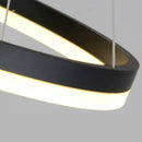 Axyaa LED Circle Pendant Lights for Living Room with Remote Control