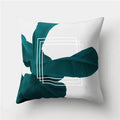 Axyaa Tropical Green Plant Tree Leaves Flower Cushion Cover 45X45CM