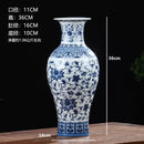 Axyaa Blue & White Ceramic Vase: Elegant Jingdezhen Porcelain Ornaments