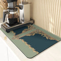 Axyaa Ocean Silicone Coasters Set - European Style Kitchen Decor Mats