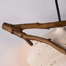 Axyaa Tree Branch Chandelier - Japanese Homestay Atmosphere - LED Decorative Retro Stone Lighting