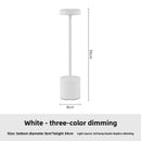 Axyaa Cordless LED Table Lamp Touch Dimming Modern Portable Luxury Desk Light