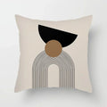 Axyaa Abstract Pattern Cushion Cover - 45*45cm Polyester Pillowcase