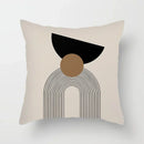 Axyaa Abstract Pattern Cushion Cover - 45*45cm Polyester Pillowcase