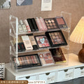 Axyaa Acrylic Makeup Organizer Rack for Eyeshadow Palettes, Lipsticks, and Cosmetics
