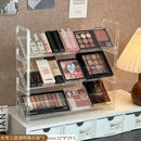 Axyaa Acrylic Makeup Organizer Rack for Eyeshadow Palettes, Lipsticks, and Cosmetics