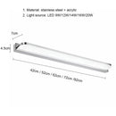 Axyaa Modern Bathroom Wall Lamp 9W 12W Sconce for Home Makeup Decor