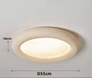 Axyaa Nordic Wabi Sabi Cream Ceiling Light for Minimalist Living Spaces