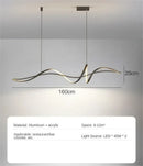 Axyaa Elegant Nordic Dining Room Main Light - Modern & Minimalist High-End Strip Light