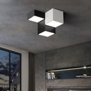 Axyaa Geometric Block Ceiling Light: Modern Minimalist High-end Living Room Lighting