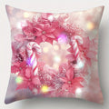Axyaa LED Christmas Pillowcase with Garland Color Ball Pattern
