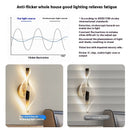 Axyaa Luxury Gold Iron Wall Lamp with Acrylic Shade, Small LED Light for Living Room