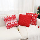 Axyaa Vintage Christmas Knitted Pillow Cover Set