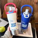 Axyaa Stainless Steel Sport Tumbler with Tea Infuser and Straw
