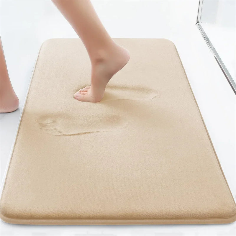 Axyaa Soft Memory Foam Bathroom Mat - Non-slip Absorbent Washable Rug