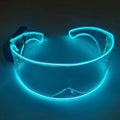 Axyaa Glowing LED Glasses for Halloween Cosplay and Christmas Parties