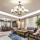 Axyaa Retro Chandelier Ceiling Light for Living Room Bedroom Dining Room Lighting