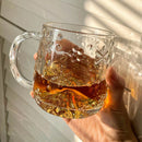 Axyaa Christmas Glass Mug 340ml - Heat Resistant Drinkware