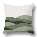 Axyaa Bohemian Style Green Texture Cushion Cover for Home and Car Decor