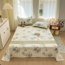 Axyaa Small Fresh Jet Cotton Sheet Single: Ideal for Student Dorms
