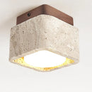Axyaa Yellow Cave Stone Ceiling Light - Creative Art Fixture