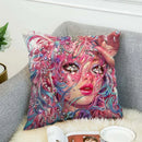 Axyaa Decorative Pillow Covers for Home Bed Car 45*45 Cushion Cases