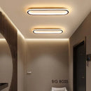 Axyaa Rectangular LED Scandinavian Ceiling Light for Corridor Entryway Foyer Living Room