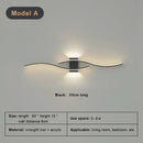 Axyaa LED Wall Light: Modern Long Strip for Bedroom and Living Room