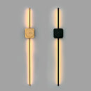 Axya Modern Black Gold LED Wall Lamp for Indoor Decorative Lighting