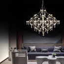 Axyaa Crystal Starry Sky Chandelier for Elegant Living Spaces