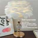 Axyaa Nordic Feather LED Desk Lamp: Modern & Minimalist Lighting Fixture