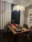 Axyaa Flower Chandelier Pendant Lamp with E27 Bulb for Living Room & Dining Area