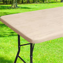Axyaa Waterproof Elastic Fitted Table Cover for 4ft Tables - Indoor Outdoor