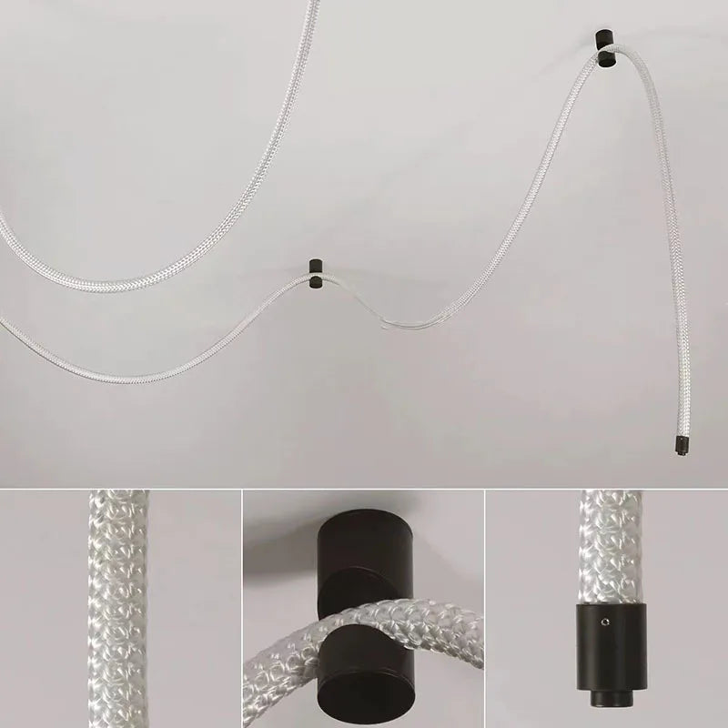 Axyaa Weaving Hose Ceiling Lamp for Home Decor Lighting