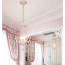 Axyaa Crystal Rose Chandelier for Princess Bedroom