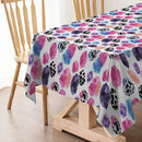 Leopard Print Color Block Table Runner by Axyaa for Indoor Outdoor Home Dining