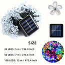 Axyaa Cherry Blossom Solar Fairy Lights for Outdoor Garden Decor