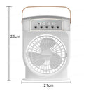 Axyaa Portable 3-In-1 Air Conditioner Fan for Home Bedroom Decoration