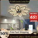 Axyaa Swivel Ceiling Fan Light: Creative Ultra-Thin Home Lighting