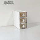 Axyaa Desktop Organizer Box: Rabbit Pen Holder & Drawer Stationery Rack