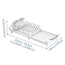 Axyaa Kitchen Dish Rack: Multifunctional Cup Chopsticks Drain Holder for Kitchen Organizers